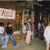 Photograph of Raven Bookstore Harry Potter Midnight Release, 2003.