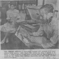 New Library Record Player, 1964